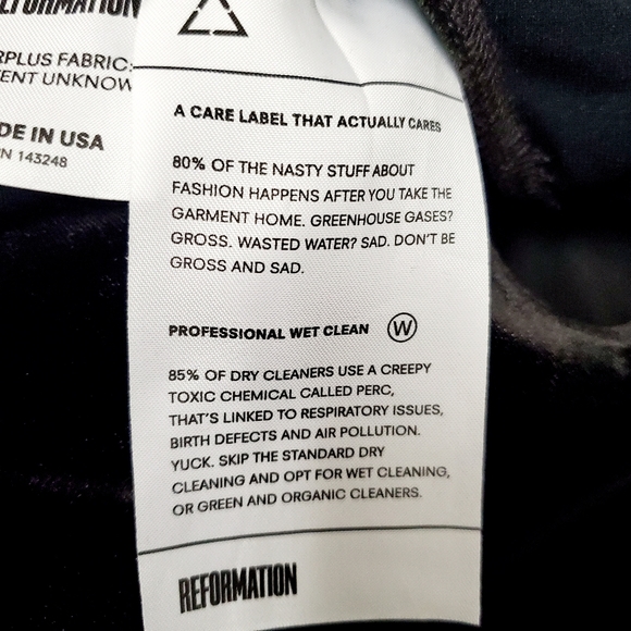 Reformation Avalon Velvet laceup bodysuit - Picture 6 of 7